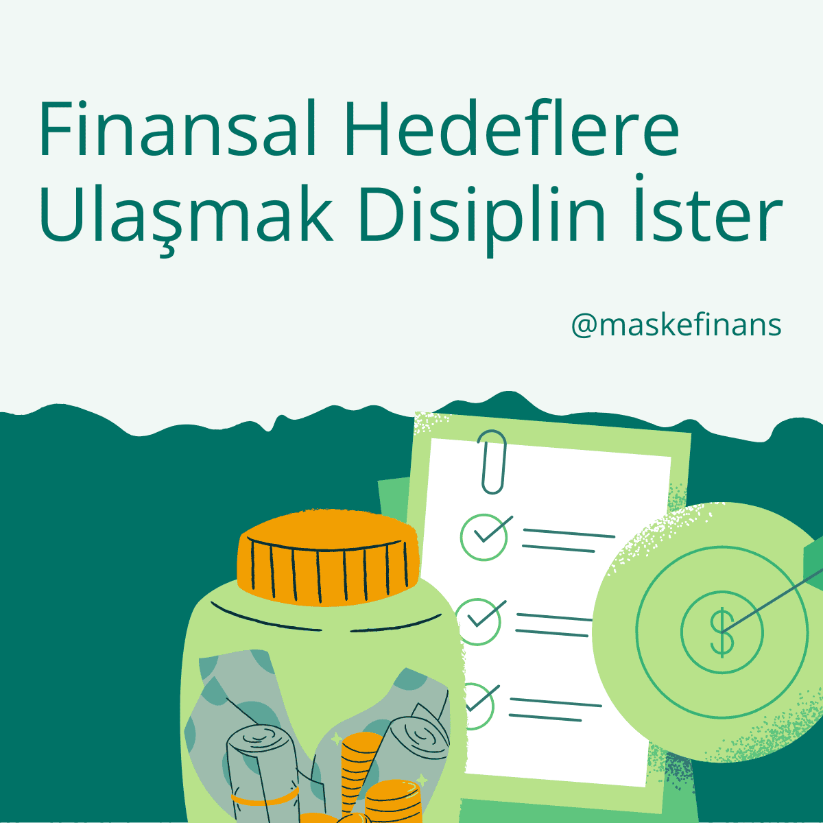 Finansal özgürlük için finansal hedeflere ulaşmak